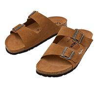 Pepe Jeans Bio M Suede 23, Sandalias Hombre, Marrón (Piedra Oscura), 39 EU