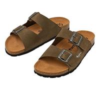 Pepe Jeans Bio M Suede 23, Sandalias Hombre, Verde Caqui, 40 EU