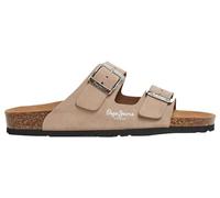 Pepe Jeans Sandalias de Piel Oban Beige