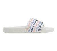 Pepe Jeans Sandalias Slider Set W Slide para mujer, blanco crema, 3 UK
