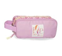 Pepe Jeans Sandra Estuche Triple Rosa 22x10x9 cms Poliéster by Joumma Bags by Joumma Bags