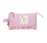 Pepe Jeans Sandra Estuche Triple Rosa 22x12x5 cms Poliéster by Joumma Bags by Joumma Bags