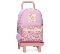 Pepe Jeans Sandra Mochila Escolar, Rosa, 31x42x17,5 cms