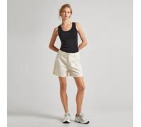 Pepe Jeans Tilly Shorts Mujer, Blanco (Mousse White), M