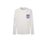 Pepe Jeans Sidney tee Camiseta, Blanco (Off White), XL para Hombre