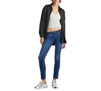 Pepe Jeans Single Button Slim Low Waist, Jeans, Mujer, Azul (Denim-gx6), 32W / 32L