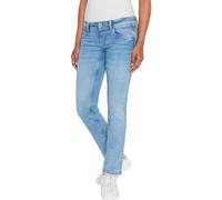 Pepe Jeans Single Button Slim Low Waist, Jeans, Mujer, Azul (Denim-xw3), 32W / 30L
