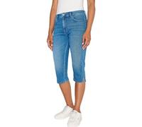Pepe Jeans Skinny Crop Hw Shorts Mujer, Azul (Denim-HU6), 28W