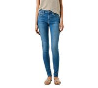 Pepe Jeans Skinny Jeans MW Regent, Azul (denim-4aa), 28W / 30L para Mujer
