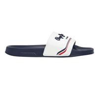 Pepe Jeans Slider Origin M, Zapatos Hombre, White, 44.5 EU