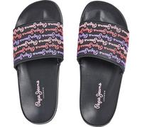 Pepe Jeans Slider Set W Chanclas para Mujer, Negro (Black), 6