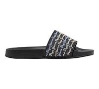 Pepe Jeans Slider Set W, Sandalias deslizantes Mujer, Black, 40 EU