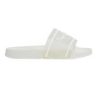 Pepe Jeans Slider Translucent W Chanclas para Mujer, Blanco (Off White), 3