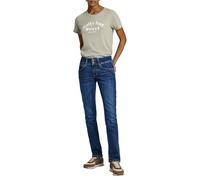 Pepe Jeans Slim Jeans LW Pl204729, Azul (Denim-DP6), 33W / 32L para Mujer