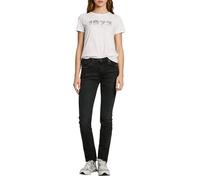 Pepe Jeans Slim Jeans MW Pantalones, Denim, 25W / 30L Unisex Adulto