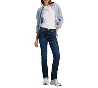 Pepe Jeans Slim Jeans MW Pl204589, Azul (Denim-cu1), 32W / 30L para Mujer