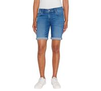 Pepe Jeans Slim Short Mw Shorts Mujer, Azul (Denim-HU6), 30W