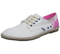 Pepe Jeans Sloane Casual Lace Ups para Mujer, Blanco Crema, 36 EU
