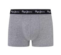 Pepe Jeans Solid Tk 3P Calzoncillos, Grey (Marl Grey), XL para Hombre