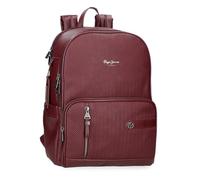 Pepe Jeans Sprig Mochila para Portátil 15,6" Rojo 29x40x11 cms Piel sintética 12,76L by Joumma Bags