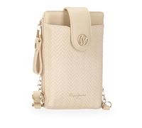 Pepe Jeans Sprig Bandolera Portamóvil Beige 9,5x16,5 cms Piel sintética by Joumma Bags