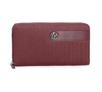 Pepe Jeans Sprig Billetero con Tarjetero Rojo 19,5x10x2 cms Piel sintética by Joumma Bags