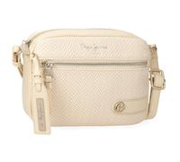 Pepe Jeans Sprig Bolso Bandolera Beige 21x4x5 cms Piel sintética by Joumma Bags