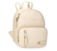 Pepe Jeans Sprig Mochila Casual Beige 20x25,5x10 cms Piel sintética 5,1L by Joumma Bags