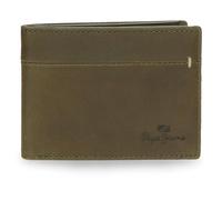 Pepe Jeans Staple Cartera Horizontal con Monedero Verde 11x8x1 cms Piel by Joumma Bags
