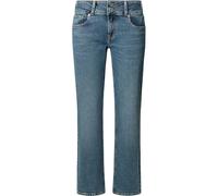 Pepe Jeans Straight Jeans LW, Azul (Denim-Ia3), 29W x 30L Mujer, Azul (Denim - Ia3), 29W x 30L