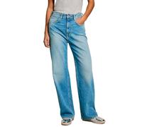 Pepe Jeans Straight Jeans Uhw, Azul (Denim-Ms7), 29W / 30L para Mujer