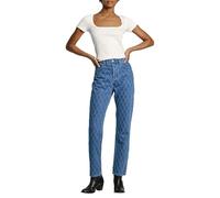 Pepe Jeans Straight Jeans UHW Diamond Pantalones, Denim, 29W x 28L Unisex Adulto