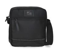 Pepe Jeans Stratford Bandolera Portatablet Negro 23x27x7 cms Poliéster by Joumma Bags