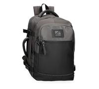 Pepe Jeans Stratford Mochila cabina, mochila apta Ryanair, Vueling, Portátil, 25x40x17 cms Poliéster 17L, Tirantes anchos, ergonómicos y acolchados, USB integrado con cable. De Joumma Bags