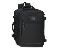 Pepe Jeans Stratford Mochila para Portátil Negro 25x40x17 cms Poliéster 17L by Joumma Bags