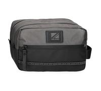 Pepe Jeans Stratford Neceser Dos Compartimentos Adaptable Gris 26x16x12 cms Poliéster