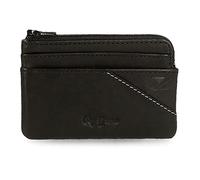 Pepe Jeans Striking Monedero Negro 11x7x1,5 cms Piel