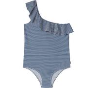 Pepe Jeans Stripes Asy Swimsuit Traje de baño, Azul (Azul Real), 12 años para Niñas