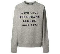 Pepe Jeans Sudadera BEL para Mujer, Gris (Marl Grey), XS, Gris (Gris Jaspeado), XS