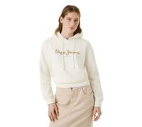 Pepe Jeans Baddy Hoodie Sudadera, Beige (Oyster White), L para Mujer