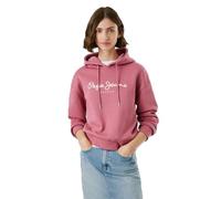 Pepe Jeans Sudadera con Capucha Baddy para Mujer, Rosa (Slate Rose Pink), L, Rosa (Rosa Pizarra), L