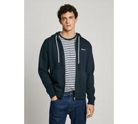 Pepe Jeans Sudadera con capucha y cremallera. Talla S. Color Azul