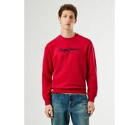 Pepe Jeans Sudadera de cuello redondo Macbeth. Talla M. Color Rojo