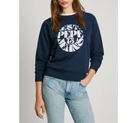 Pepe Jeans Sudadera de mujer manga larga cuello redondo. Azul 4/S