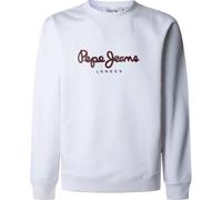 Pepe Jeans Sudadera Duke Crew para Hombre, Blanco, XL