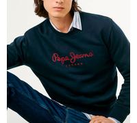 Pepe Jeans Macbeth Plain Crew Sudadera, Dulwich Blue, XL Unisex Adulto