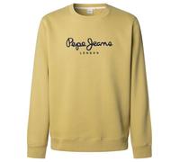 Pepe Jeans Sudadera Macbeth Plain Crew para Hombre, Amarillo (Amarillo Fundido), XXL, Amarillo (Amarillo Fundido), XXL