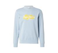 Pepe Jeans Sudadera 'Milton' azul paloma / limón / blanco lana, Talla XS