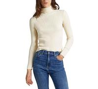 Pepe Jeans Suéter Dalia con Cuello Enrollado para Mujer, Beige (Marfil), L