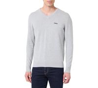 Pepe Jeans Suéter de Punto básico en V para Hombre, Color Gris (Gris Jaspeado), Talla S, Gris (Gris Marga), S